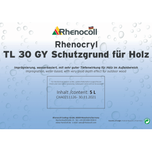 Rhenocryl TL 30 GY Schutzgrund für Holz